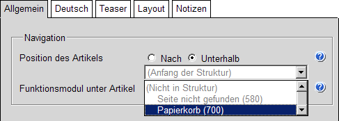 So verschieben Sie einen Artikel in den „Papierkorb“ So verschieben Sie einen Artikel in den „Papierkorb“
